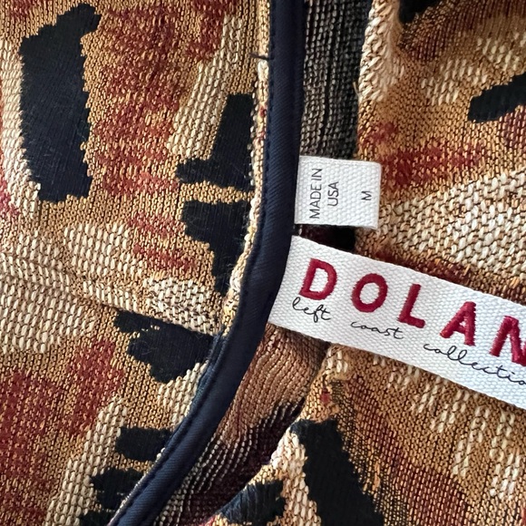 NWOT never washed or worn Anthropologie Dolan earthy tribal top size medium - Picture 7 of 7